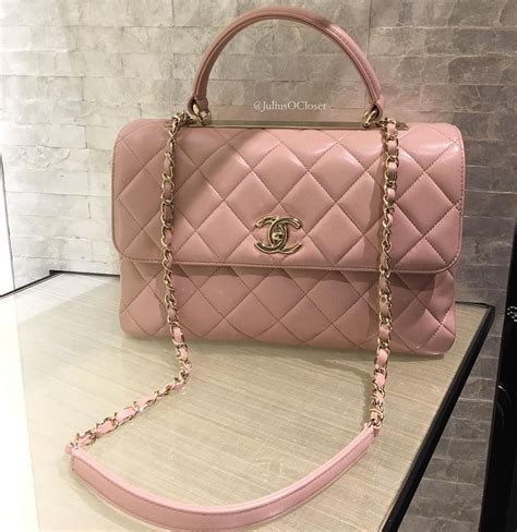 pink.chanel bag